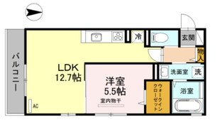 ディーモンテ深井沢町の物件間取画像